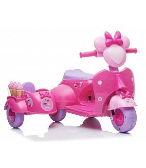 SCOOTER HELADERÍA 6V INFANTIL, 1-4 AÑOS, ROSA   INDA562-LE9826